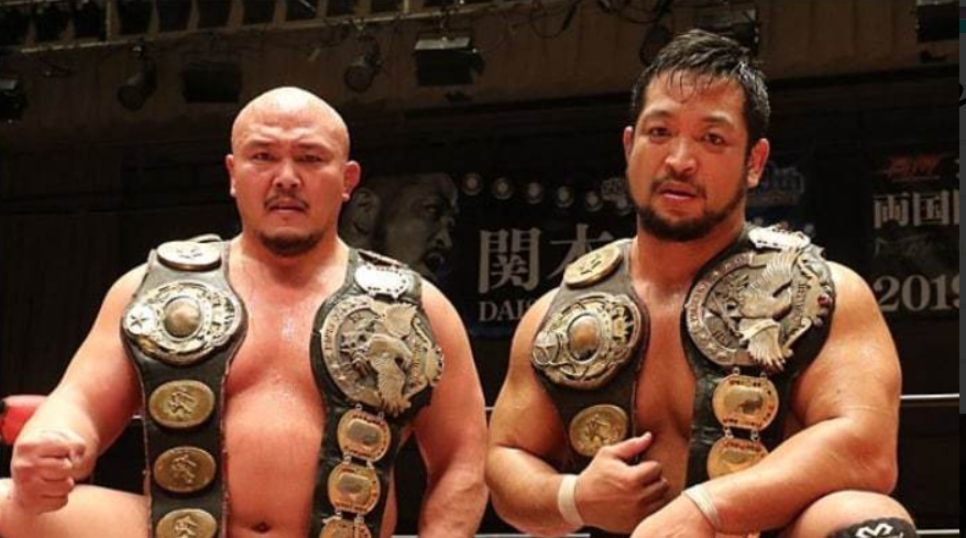 Violence Giants (Shuji Ishikawa & SUWAMA) c vs Strong BJ (Daisuke Sekimoto vs Yuji Okabyashi) AJPW Tag Titles 13/01/2019