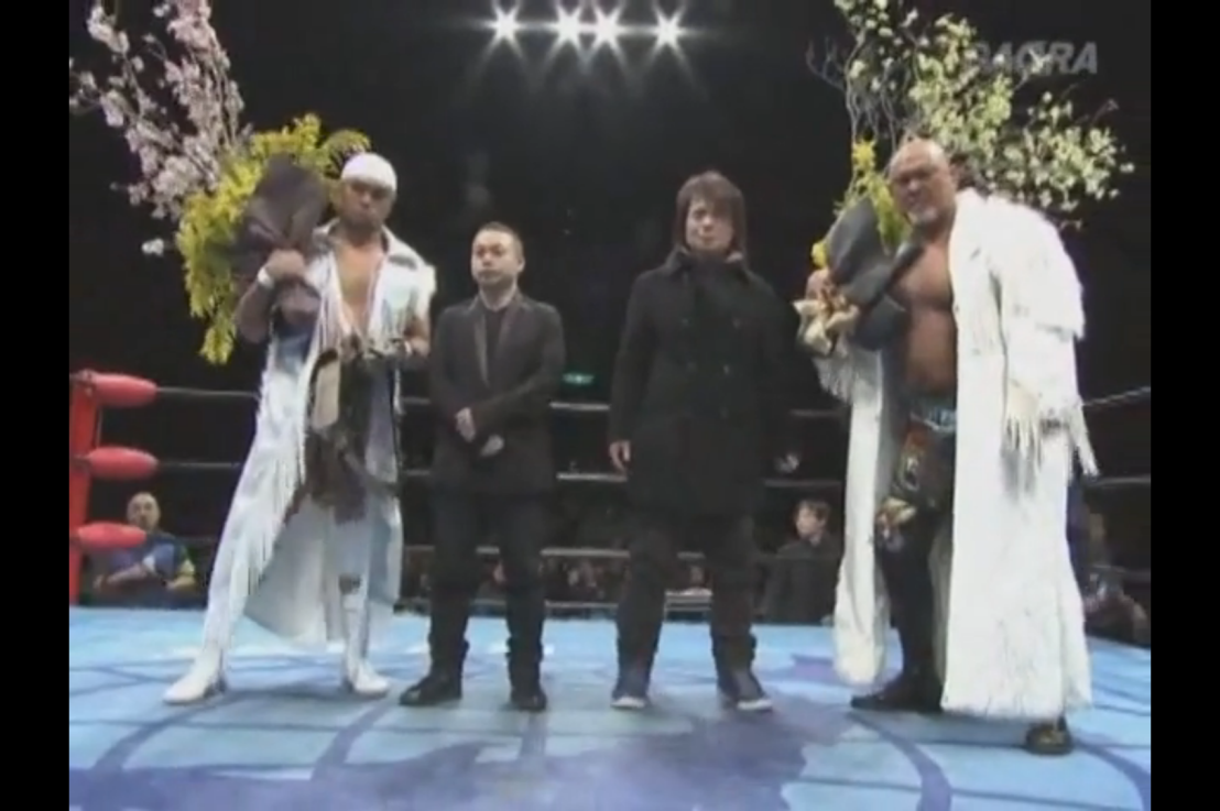 Jun Akiyama c vs Keiji Mutoh Triple Crown Heavyweight Title AJPW 20/03/2012