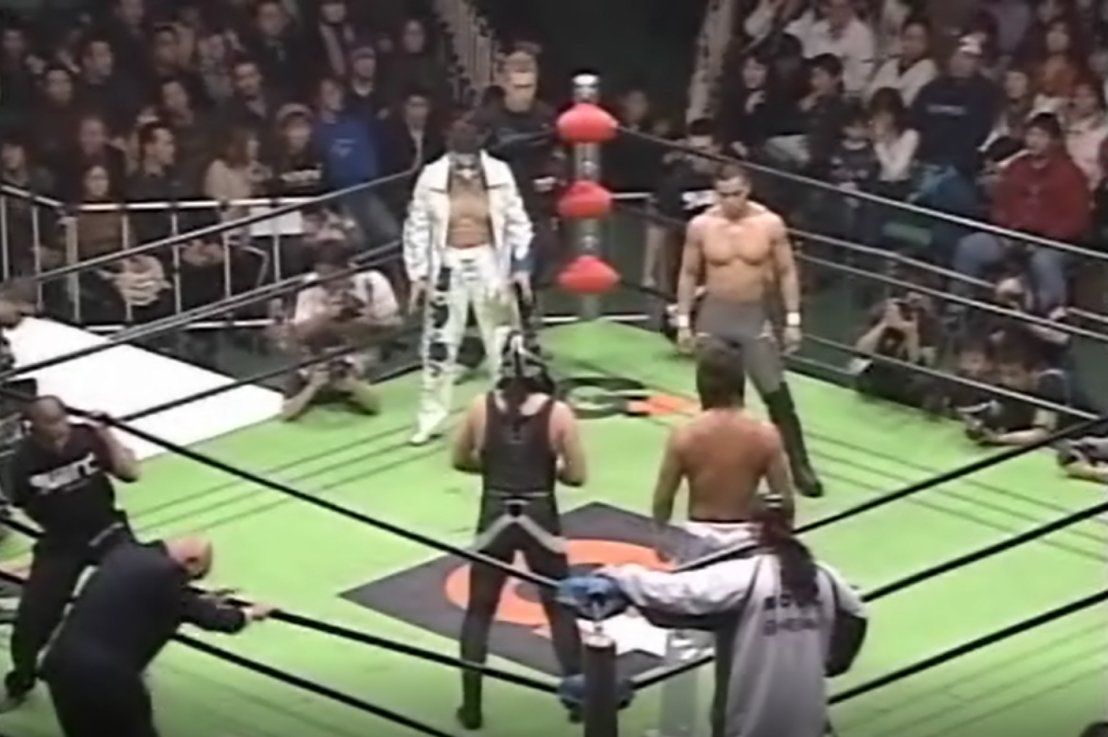 Kenta & Marufuji c vs El Samurai & Wataru Inoue GHC Jr Heavyweight Tag Titles NOAH 10/01/2004