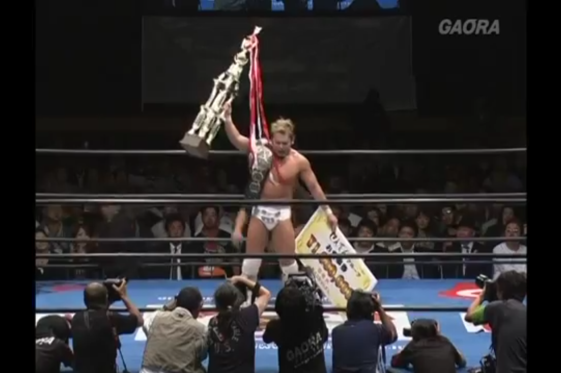 Kaz Hayashi c Vs Keiji Mutoh AJPW jr heavyweight championship AJPW 24/10/2010