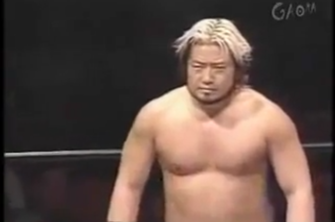 Kensuke Sasaki c Vs SUWAMA AJPW Triple Crown Heavyweight title 29/04/2008